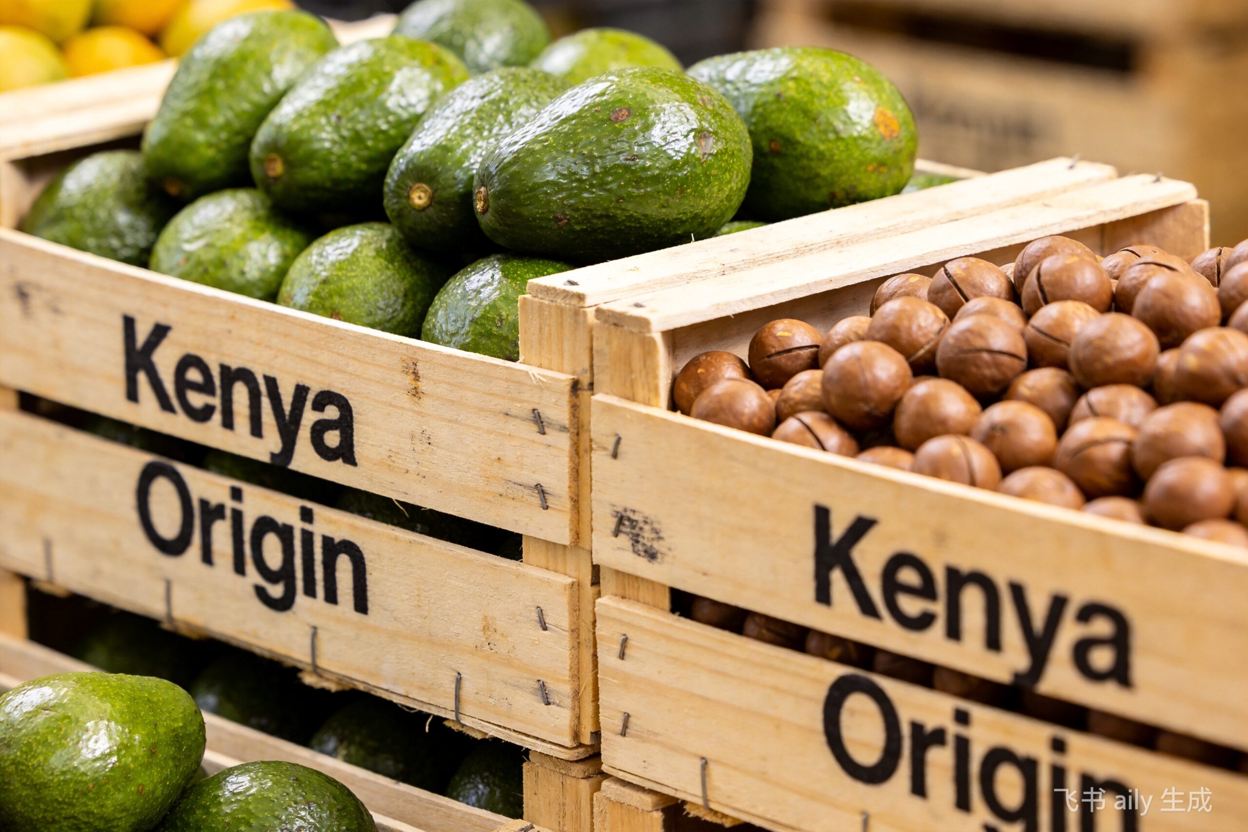 Parachichi na korosho za Kenya